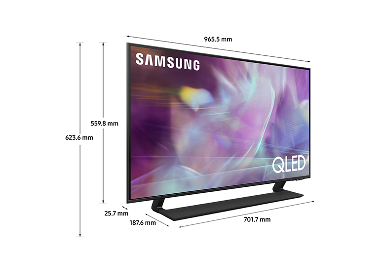 Kích thước - Smart Tivi QLED Samsung 4K 43 inch QA43Q60A