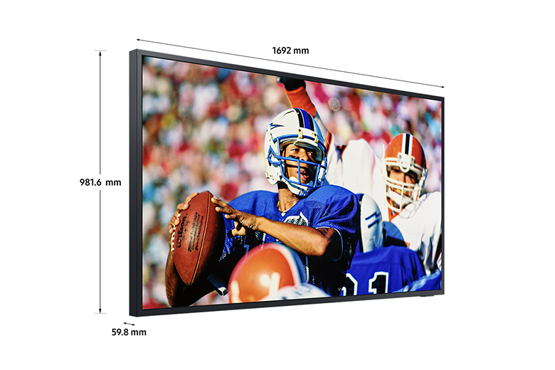 Kích thước - Smart Tivi The Terrace QLED Samsung 4K 75 inch QA75LST7T