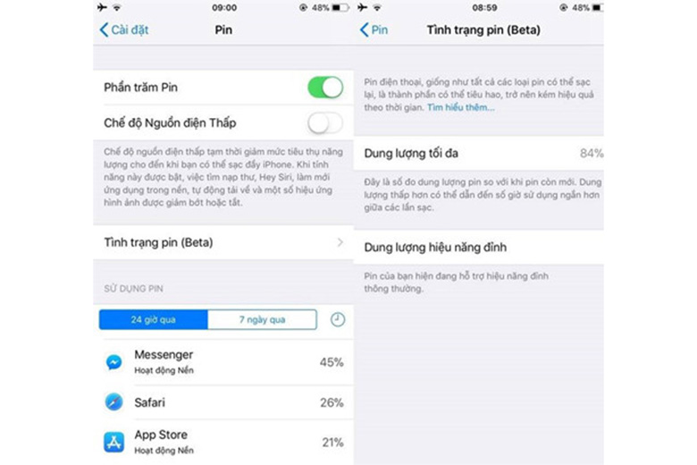 Cách kiểm tra pin iPhone chính hãng qua công cụ có sẵn trên Apple bước 2
