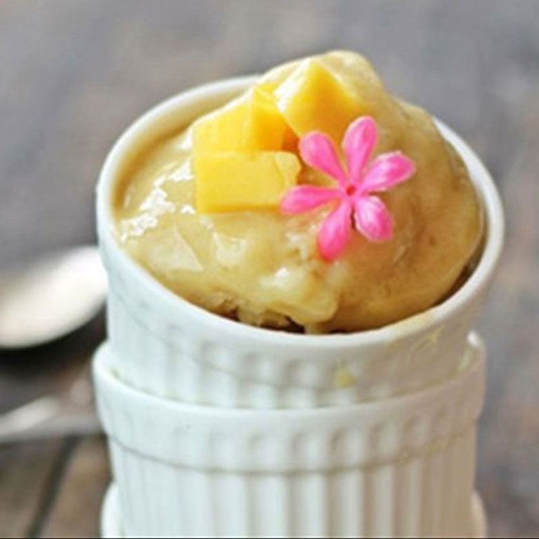 Cách làm kem xoài bằng máy xay sinh tố tạo ra thành phẩm