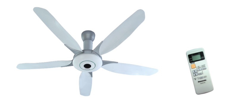 Quạt trần Panasonic 5 cánh F-60WWK-S màu bạc
