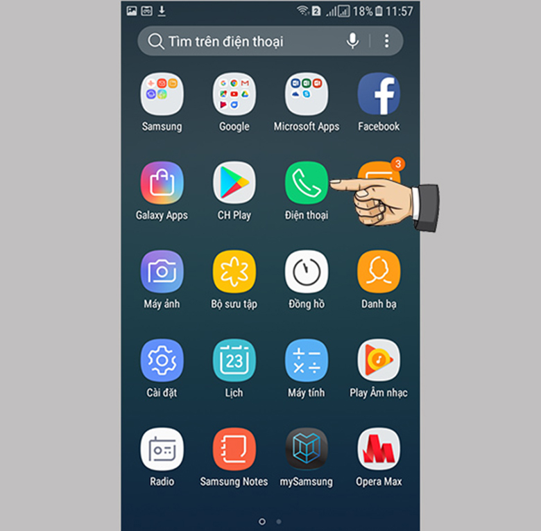 Cách bỏ chặn cuộc gọi Samsung J3 cực dễ
