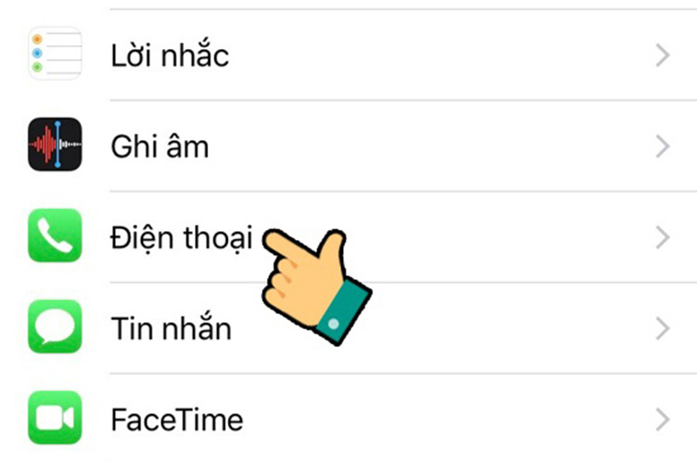 Cách bỏ chặn số điện thoại trên iOS bước 2