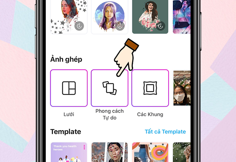 Phần mềm PicsArt không thể bỏ qua cách ghép ảnh trên Samsung  phong cảnh tự do