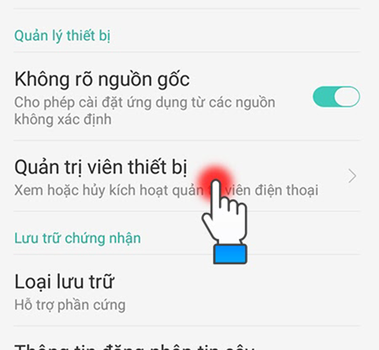 Cách kết nối định vị giữa 2 điện thoại Android vào quản trị viên thiết bị