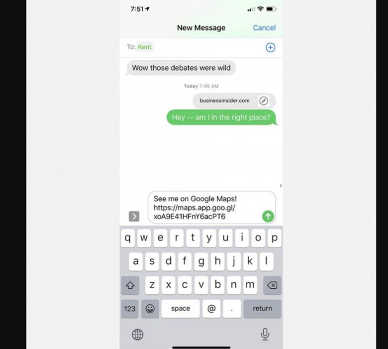 Cài đặt định vị cho 2 điện thoại Android và iPhone tải google maps vào biểu tượng tin nhắn nhập số điện thoại kết nối