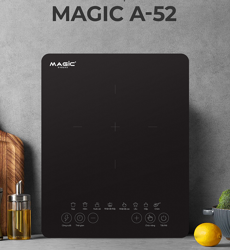 Bếp từ đơn Magic A-52 nhỏ gọn