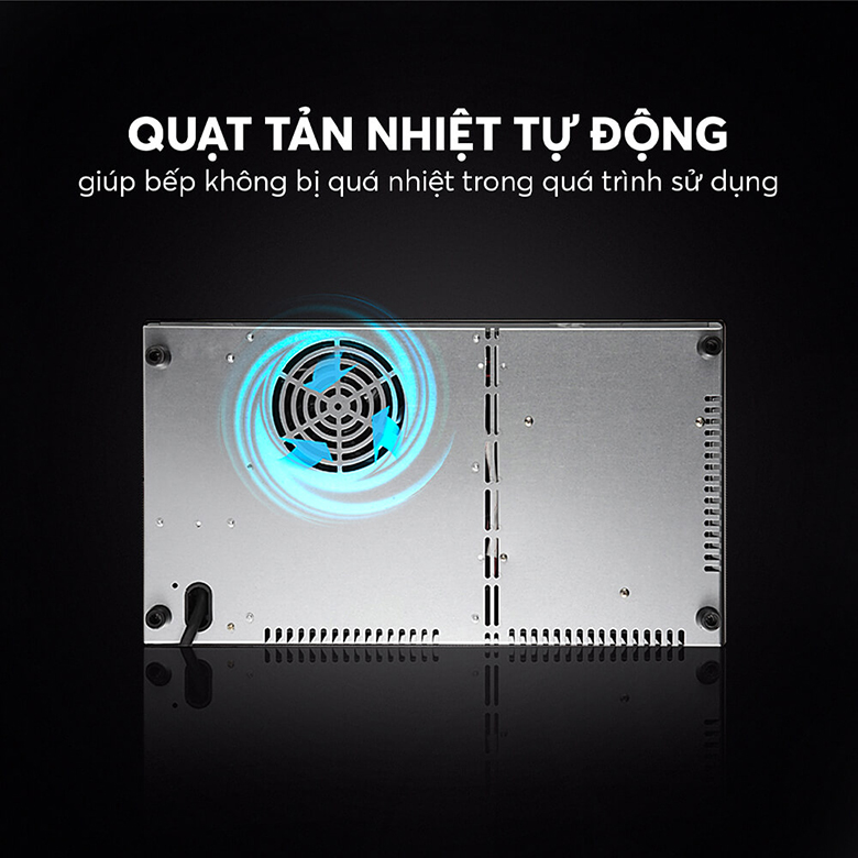 Bếp từ đôi Elmich ICE 8839 tản nhiệt nhanh