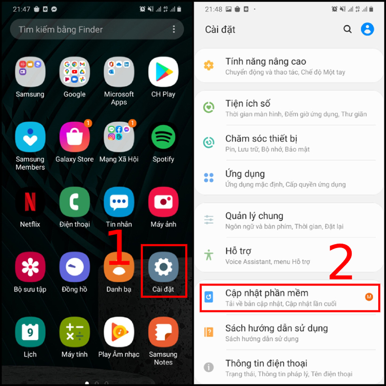 Các khắc phục điện thoại Samsung tự khởi đông lại liên tục