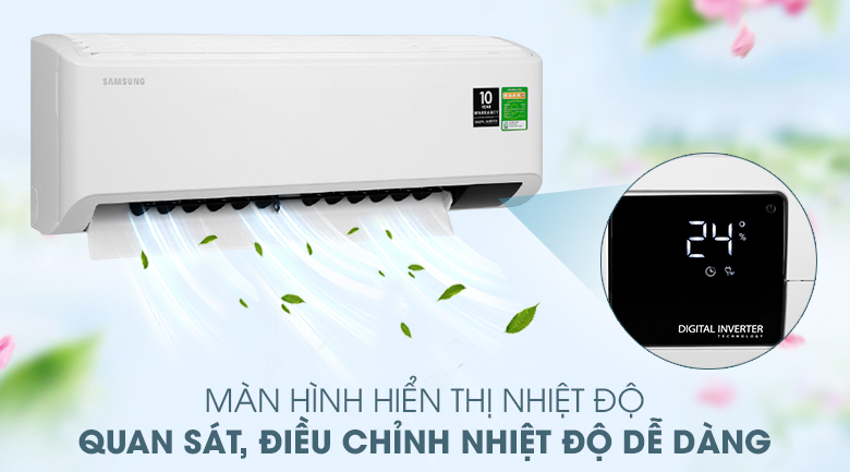 Điều hòa Samsung 1 chiều Inverter 9400 BTU AR10TYHYCWKNSV
