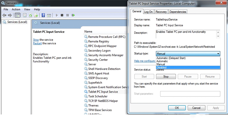 Vô hiệu hóa các Services không cần đến cách tăng tốc độ khởi động máy tính Win 7