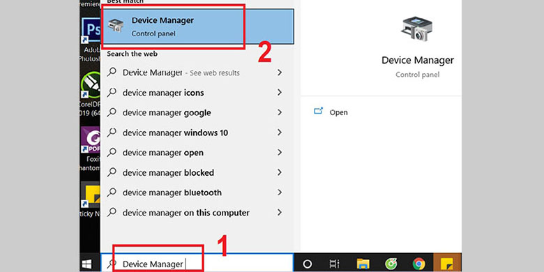 Cách tắt bàn phím laptop bằng Device Manager