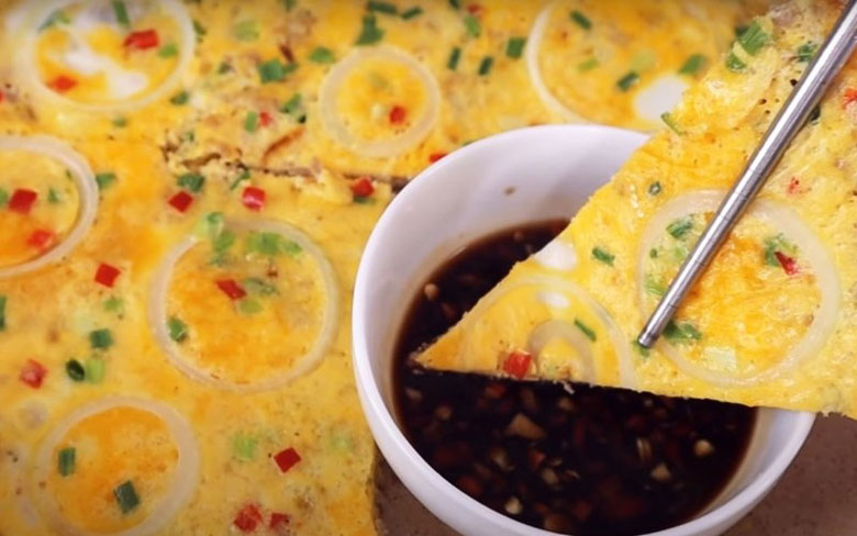 Trứng chiên thịt xay món làm cực nhanh chóng