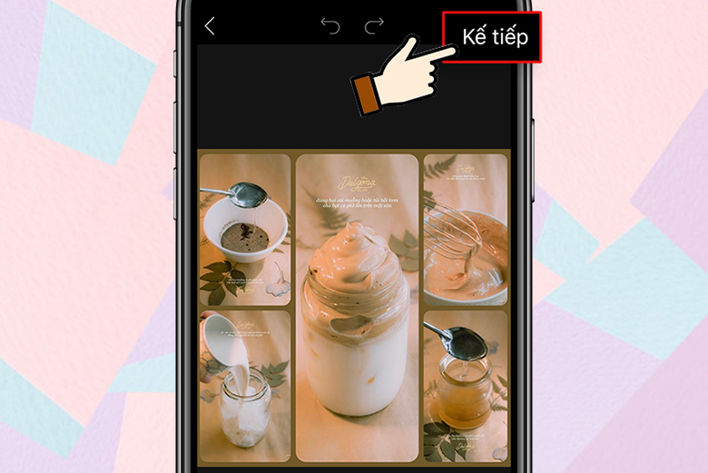 Cách ghép ảnh trên điện thoại Oppo bằng PicsArt bước 6