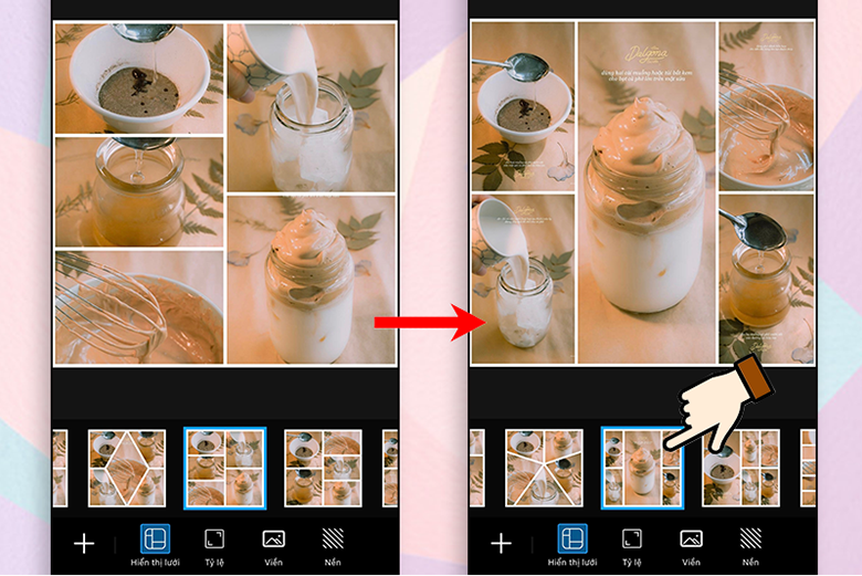 Cách ghép ảnh trên điện thoại Oppo bằng PicsArt bước 4