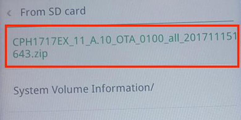 chạy chương trình Oppo với ROM thông thường bước 6