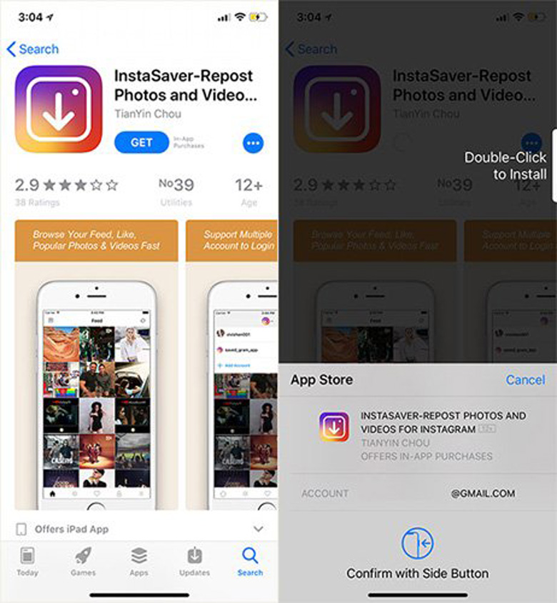 Cách tải video trên Instagram về điện thoại iPhone bằng ứng dụng InstaSaver cực nhanh