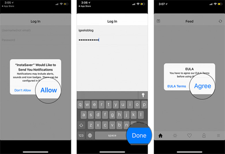 Cách lưu video trên Instagram về điện thoại iPhone bằng ứng dụng InstaSaver cần lưu ý những vấn đề sau