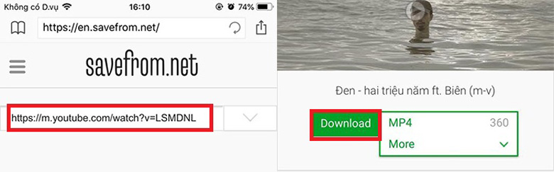Phần mềm Documents cách tải video về điện thoại iPhone gắn link bạn vừa sao chép vào ứng dụng