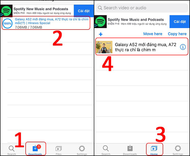 Phần mềm Jungle tải video trên Youtube về điện thoại iPhone bạn nên biết