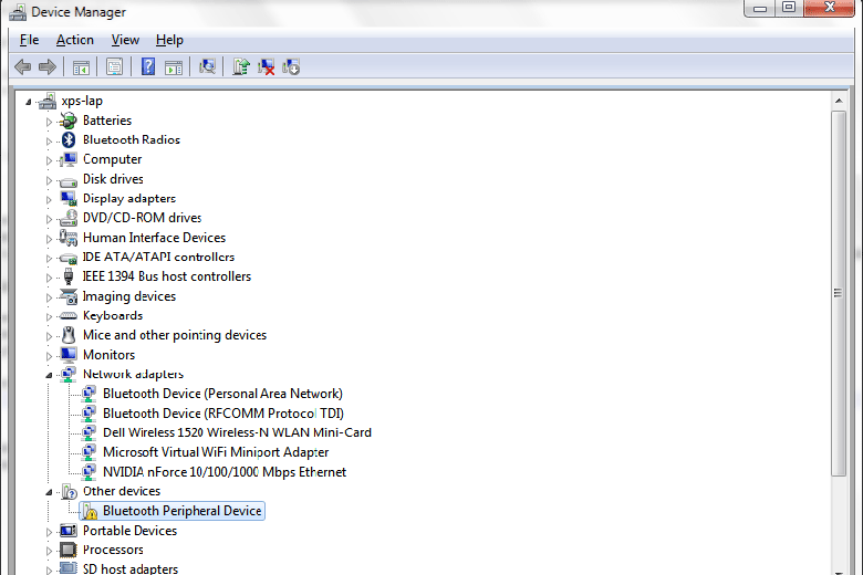 Khắc phục laptop mất biểu tượng wifi win 7: Kiểm tra driver Wifi đã được cài đặt chưa