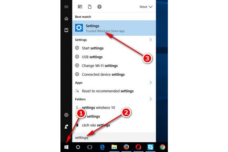 Cách sửa laptop mất biểu tượng wifi trên win 10 bằng công cụ Settings