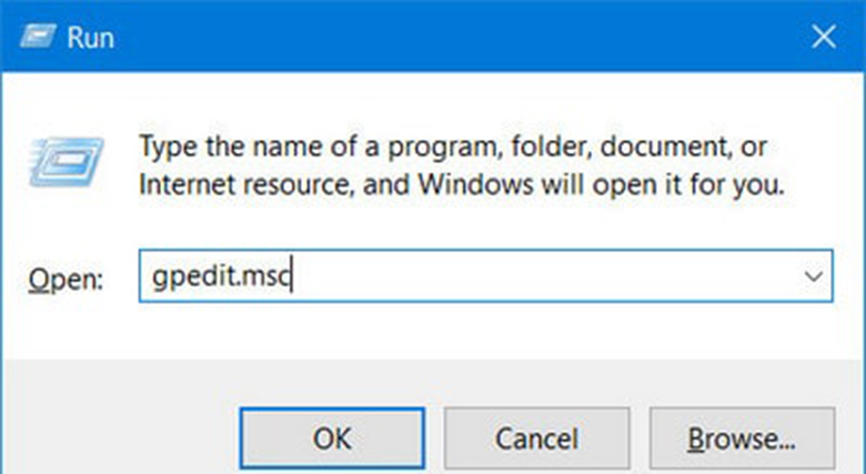 Cách sửa laptop mất biểu tượng wifi trên win 10 bằng Group Policy