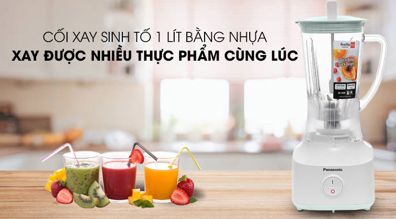 Máy xay sinh tố Panasonic có tốt không? Nói đến chất liệu