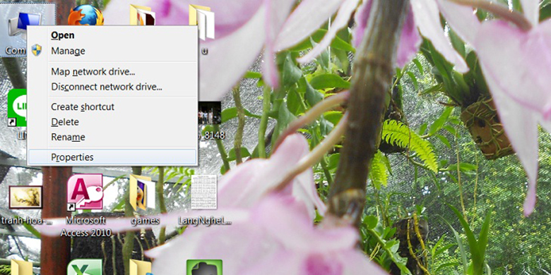 Cách kiểm tra cấu hình máy tính bằng Computer Properties