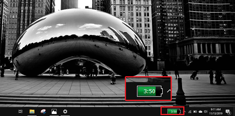Phần mềm BatteryBar giúp các bạn hiển thị pin trên laptop