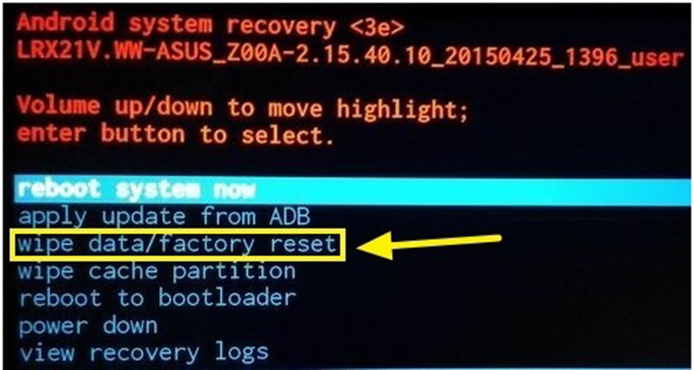 Khắc phục điện thoại Samsung J7 Pro bị đen màn hình: khôi phục cài đặt gốc bước 3