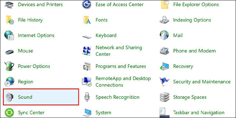 Cách cắm loa vào máy tính laptop bước 3