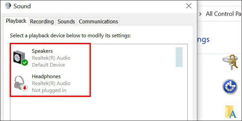 Cách cắm loa vào máy tính laptop bước 4