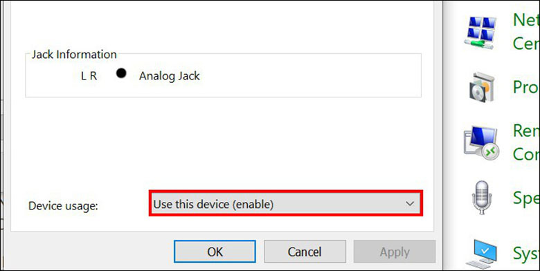 Cách cắm loa vào máy tính laptop bước 5