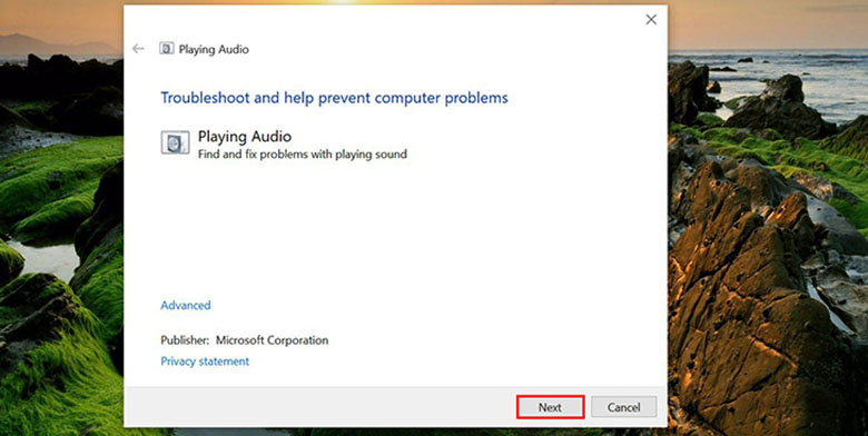 Cách sửa lỗi khi loa không nhận tín hiệu từ laptop bước 3