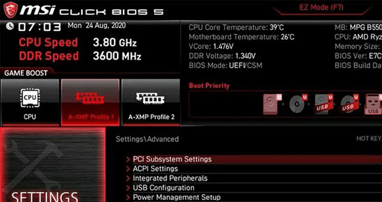 BIOS giúp xem thông tin phần cứng máy tính