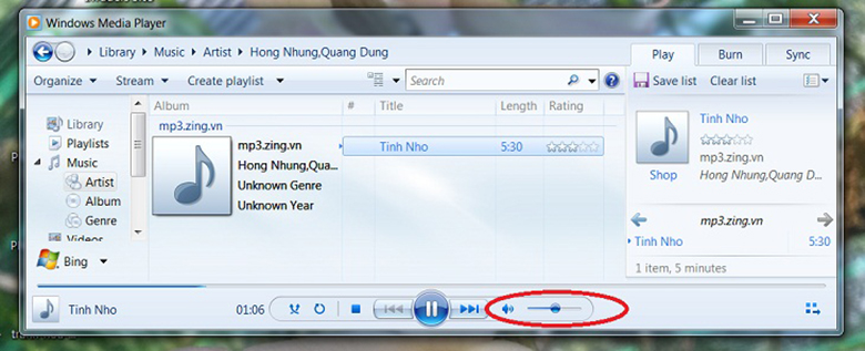 Laptop mất âm thanh kiểm tra âm lượng của ứng dụng bạn đang mở