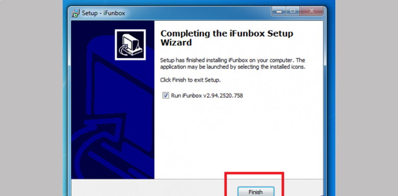 Kết nối máy tính với iPhone sử dụng iFunbox: hoàn thành