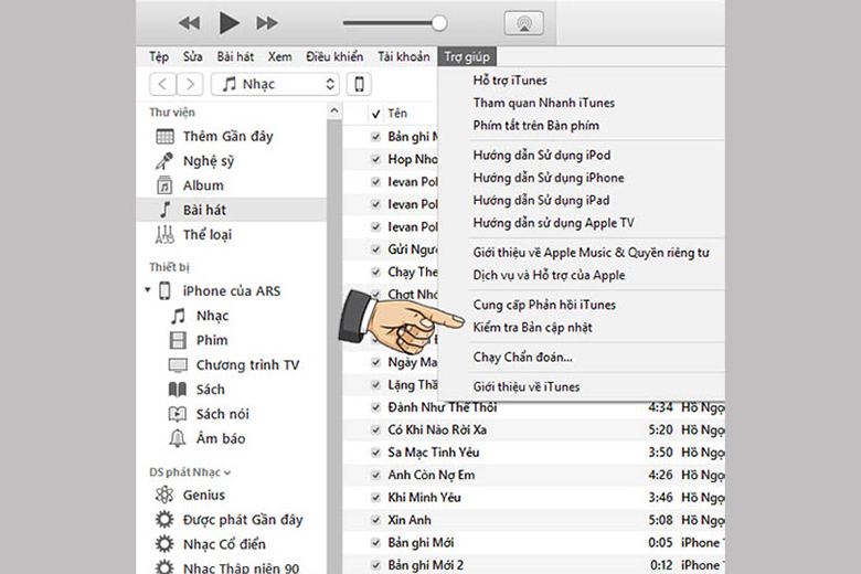 Cách kết nối máy tính với iPhone bằng iTunes bước 1