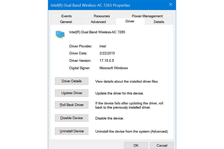 Khắc phục laptop không kết nối được wifi: Cài driver bước 2