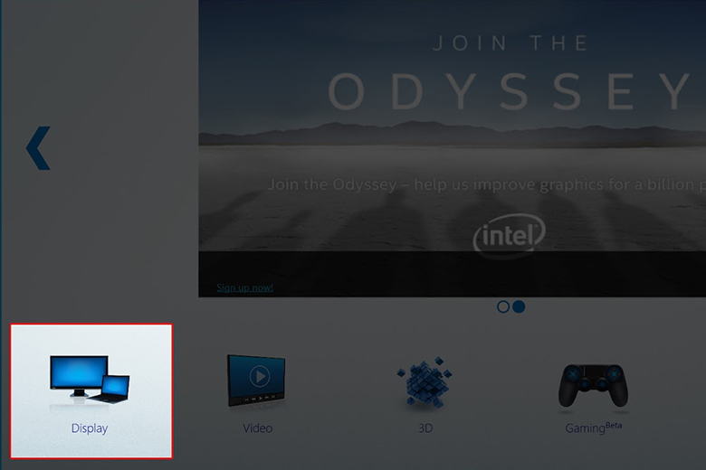 Cách chỉnh full màn hình laptop bằng Intel Graphics bước 2