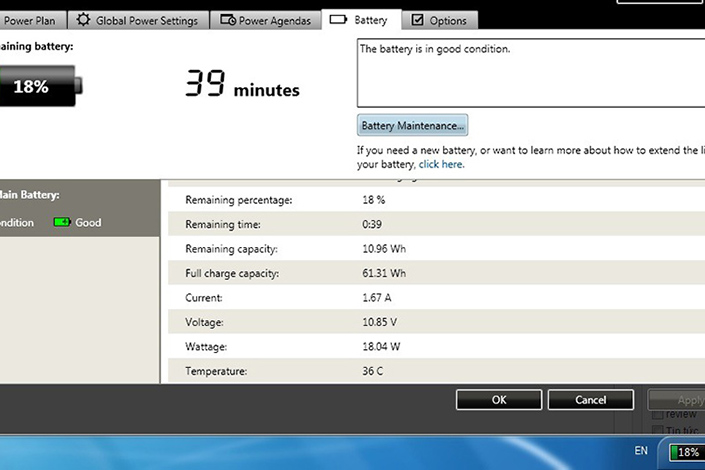 Cách sử dụng Phần mềm reset pin laptop Battery Maintenance bước 2