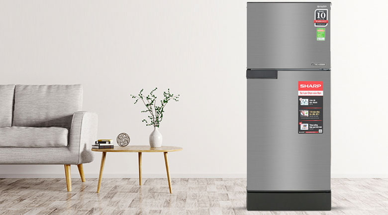 Có nên mua tủ lạnh Sharp: Tủ lạnh Sharp Inverter 150 lít SJ-X176E-SL