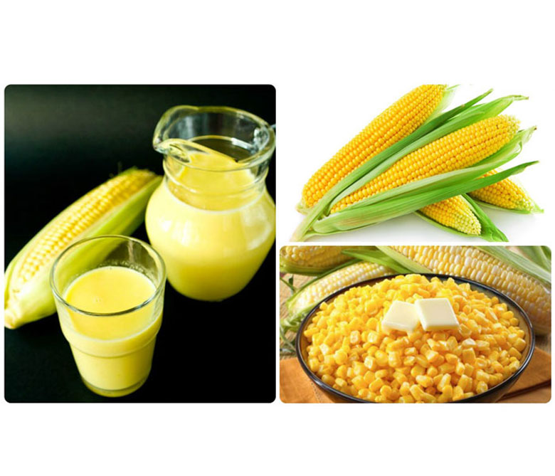 Cách làm sữa ngô bằng máy làm sữa đậu nành dùng nguyên liệu sau