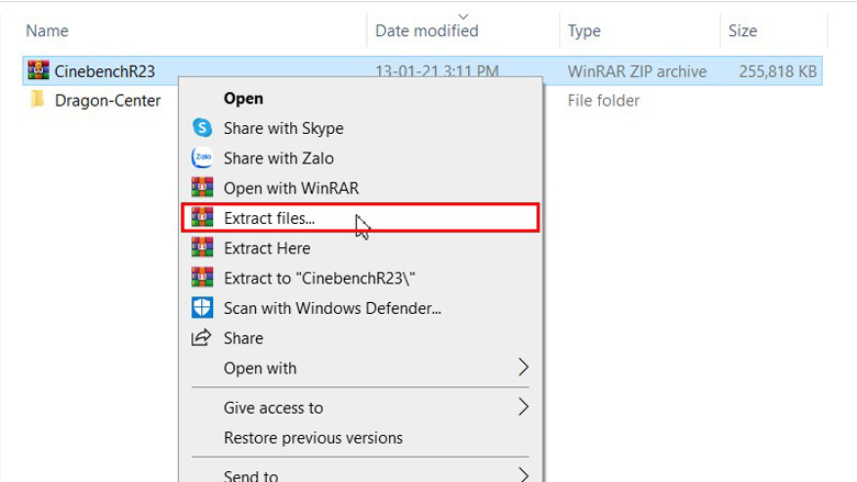Phần mềm CineBench R23 kiểm tra hiệu suất laptop cực dễ bạn nên biết và cần giải nến file