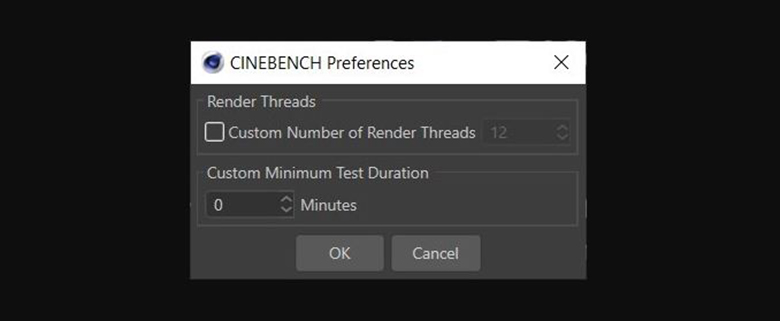 Phần mềm CineBench R23 kiểm tra hiệu suất laptop bạn có thể lưu lại phần kiểm tra vừa rồi