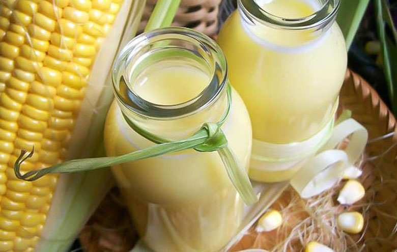 Cách làm sữa ngô bằng máy làm sữa đậu nành sau khi thực hiện xong mời cả nhà cùng thưởng thức