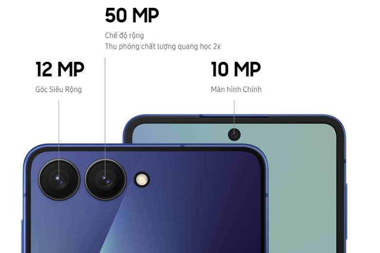 Điện thoại Samsung Galaxy Z Flip7 5G 12GB/256GB Xanh mint - Camera 50MP