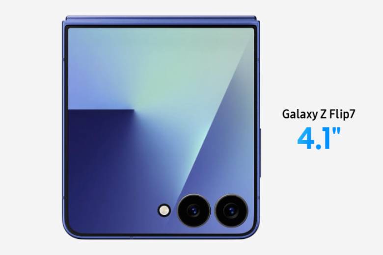 Điện thoại Samsung Galaxy Z Flip7 5G 12GB/256GB Xanh navy - Màn hình rực rỡ, trải nghiệm sống động