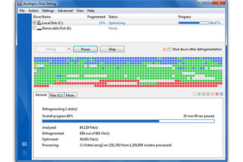 Cách tiết kiệm pin laptop: Dọn dẹp, chống phân mảnh ổ cứng